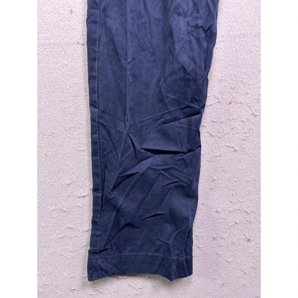 Polo Ralph Lauren Pants 100% Cotton Navy Blue 32/34 Mens